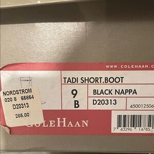 Cole Haan Black Heeled Boots